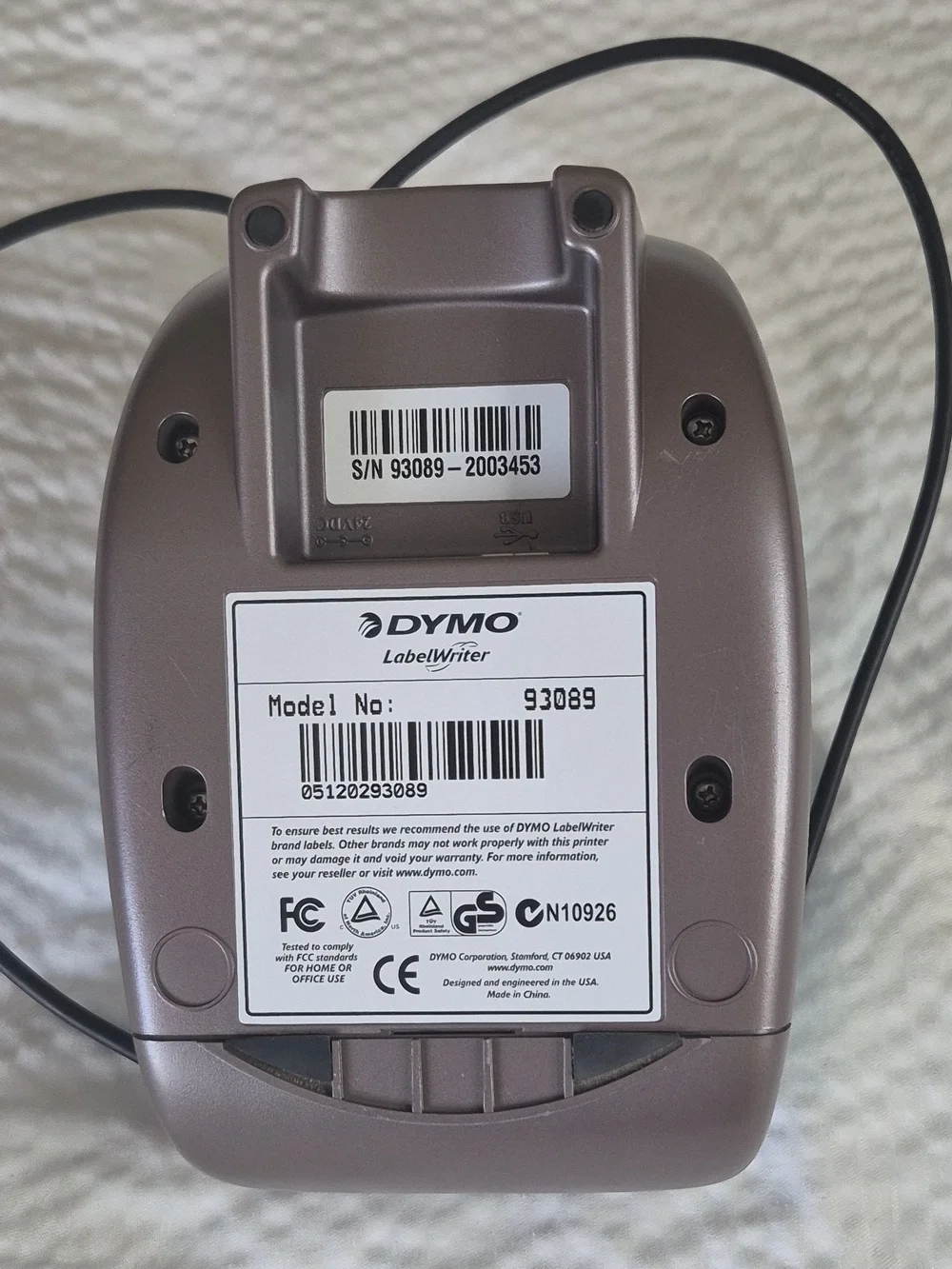 Dymo LabelWriter in Metallic Brown-Taupe